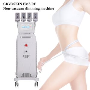 Cryoskin RF Fat Gleotzing Perda de perda de corpo Slimming Machine Cryo 4 EMS Pads Machine Clinic