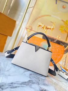 Capucines fashion women's shoulder bag chain messenger leather handbag shell cosmetics cross handbag high qualityhigh quality AAAmm