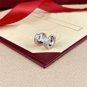 Moda biżuteria stadnina kolczyki Kolczyki Kobiety CZ Diamentowe zestawy kolczyków kryształowe ucha hopu pierścienie mężczyźni kobiety