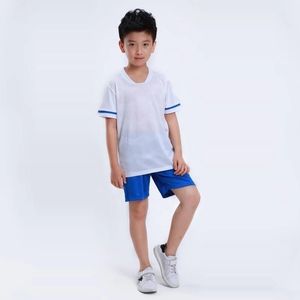 Utomhus T-shirts Child Kit Soccer Jersey Kids Set Suit Team Custom Quick Dry Football Training Shirts 221020