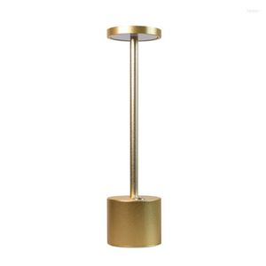 Bordslampor LED Bar Lamp Modern restaurang Middag Stand Ljusarmaturer Uppladdningsbart batteridesk matsal Heminredning