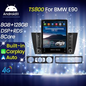 Android 11 Car DVD Radio 2din Player Android com tela para BMW 3 Series E90 E91 E92 GPS Multimídia Vídeo Autoradio CarPlay