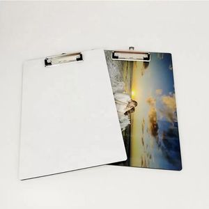 A4 Clipboard Sublimation Recycled Document Holder White Blank Profile Clip Letter File Paper Sheet Office Supplies