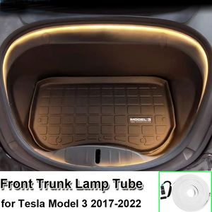 Frunk Light Bar per Tesla Model 3 Y Front Trunk Light Model3 2017-2022 Accessori decorativi per interni ModelY Frunk LED Lamp Tube