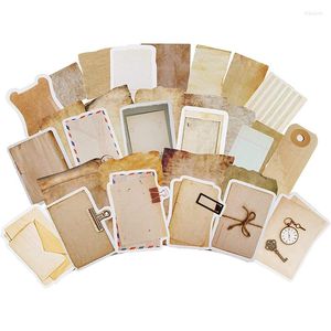 Embrulho de presente 90cs scrapbook vintage adesivos decorativos de artesanato antigo material clássico retro envelhecido para papel estacionário