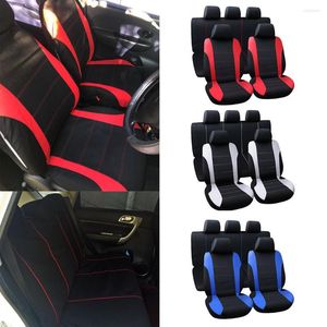 Car Seat Covers 5Pcs Full Cover Protector Universal Fit Most Cars Interior Accessories Automobiles Car-Styling