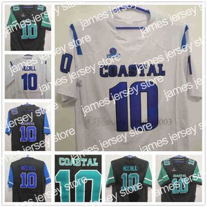 Custom Coastal Grayson McCall Football Jersey 1 CJ Marable Stitch