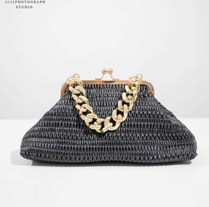 Clutch Bags Evening Handbags Are The Best Match For Luxurious Dresses Designer Pleated Dumplings Women Purses Crossbody 221021