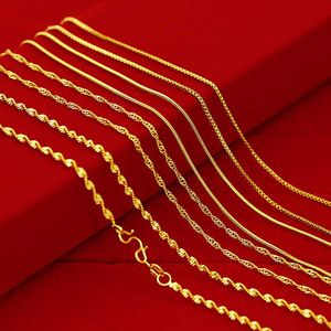 Dubai Gold Jewelry Designs K Łańcuch Złoty naszyjnik dla kobiet Dubaj Nowe Złote Chains Design
