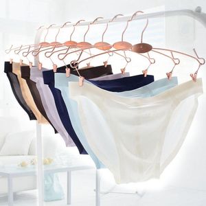 Underpants seksowne bieliznę mężczyźni szorstkie krótkie spodenki Man Ice Silk Niski talii majtki