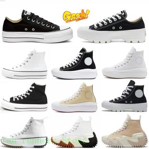 Women Jagged Casual Shoes Classic Thick Bottom Canvas Shoe Womens Run Hike Hi Motion Orange Black Yellow White 36-40