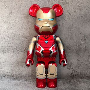 Por atacado Bearbrick 400% dos jogos de filmes que vendem a quente Decoração de construção feita à mão Bloco de boneca urso boneca Designer de modelos de moda decorados