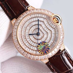 손목 시계 남성 감시 자동 기계식 사파이어 스퀘어 다이아몬드 석고 시계 42mm Ladi Wristwatch High End Montre De Luxekulwsvka