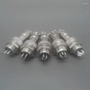 Beleuchtungszubehör 1 Satz GX12 2/3/4/5/6/7 Pin männlich weiblich 12 mm L88-93 kreisförmiger Luftfahrt-Buchsenstecker Drahtplattenstecker mit Kunststoffkappe