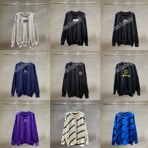 xinxinbuy erkekler tasarımcı kapüşonlu sweater paris mektubu jakard nakış karışımı 25 tarzı pamuklu kadınlar siyah beyaz mavi mor s-2xl