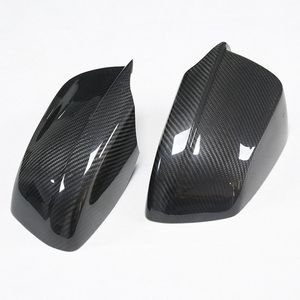 F10 F11 F18 Side Rearview Mirror Cover Caps for BMW 5 Series 520 530 540 Carbon Fiber Car Wing Shell