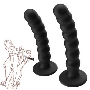 Beauty Items Ssanie Puchar Anal koraliki mikkiego silikonu Butt Plug oder Prostata-Masturbator, der ein erotisches Produkt in sich trägt