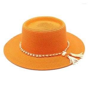 Berets Straw Fedoras Beach Hat Summer For Women Lady Unisex Jazz Wholesale Price