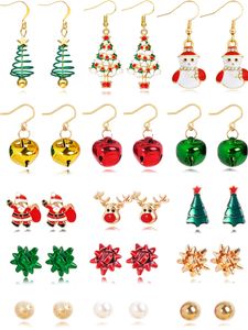 Orecchini Collana Natale per ragazze adolescenti Albero Jingle Bell Cute Holiday Bk Women Day Gift Drop Delivery 2022 Amcet