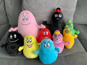 Nadir 9 adet aile Barbapapa ve Barbamama Peluş Bebek Oyuncak 220217