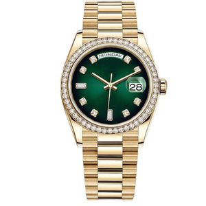 Watches High AAA Quality Diamond Watch Classic 41mm Automatisk dubbelkalender 904L Rostfritt st￥l Rosguldarmband Sapphire Waterproof Luminous RXL Watch