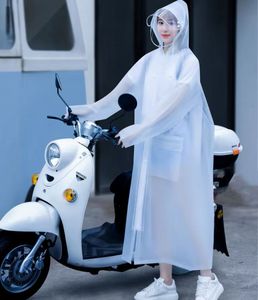 レインコートロングフルボディ暴風雨プローフ女性用バッテリーカーアダルトシングル自転車ポンチョ
