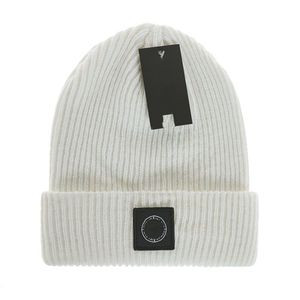 Stylowa czapka Beanie czapka z czaszkami projektant list żakardowa BeanieStone Island mężczyźni kobiety ciepła wełniana czapka Unisex czapki narciarskie