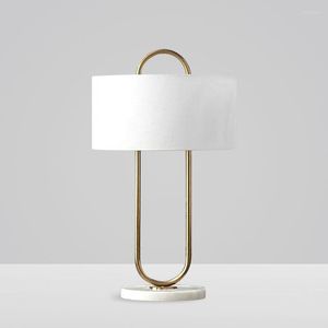 Table Lamps Modern Led Stone Glass Ball Desk Lamp Lampada Da Tavolo Bedside