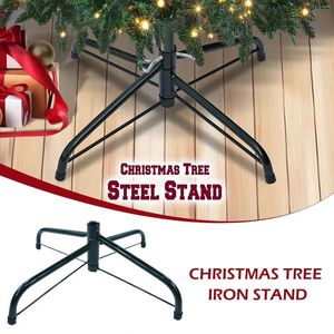 Decorações de Natal 30/35/40/45/50cm Base de árvore suporte dobrável suporte de ferro de natal suporte de suporte de suporte