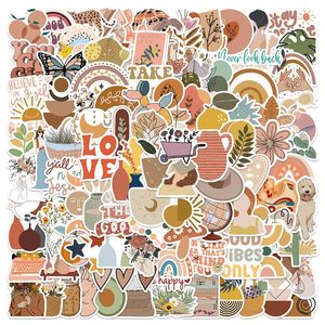 100st/Lot Bohemian Style Stickers Waterproof No-Duplicate Stickers Guitar Bicycle Fascase Water Bottle Helmet Car Dekaler Barn g￥vor Leksaker GT138139