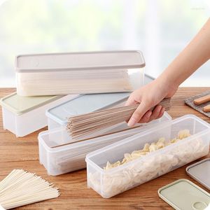 Storage Bottles Kitchen Noodle Box Food Crisper Household Tools With Lid Sealed Refrigerator Organizers