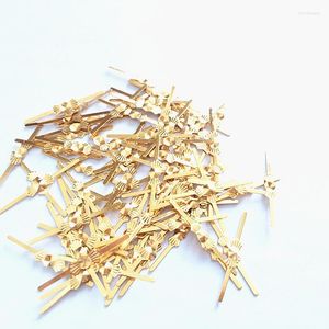 シャンデリアクリスタルトップカリティ100pcs L25ゴールドボウタイ銅コネクタランプパーツアクセサリーのプリズム