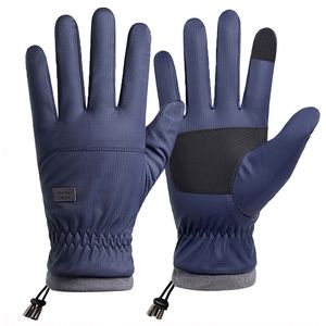 Luvas de esqui inverno 20 graus à prova de frio homens à prova d'água do vento Mantenha a tela sensível ao toque quente Anti -Slip Slip Soft Fluff L221020