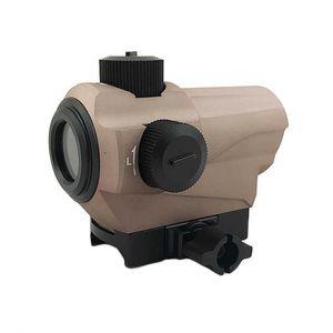 D10 ORIGINAL Fazendo mira tática do ponto vermelho CNC 1.5 MOA RIFLE RED DOT SCOPE COM 20MM RISER MOUNT DARCO TERRA DARE