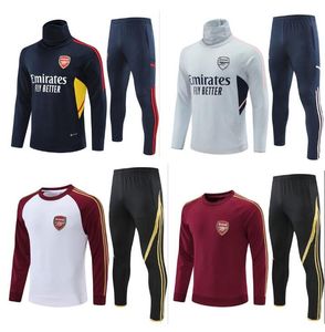 22 23 Jesus Smith Rowe Tracksuit Saka -Fans Spieler Version Odegaard Martinelli Zinchenko Jacke Saliba Fußballhemd Männer Kinder Kit Sets Arsen 666