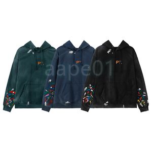 Tasarımcı erkek vintage hoodies moda kadın yıkanmış sıçrama mürekkebi kapüşonlu kapüşonlu High Streetwear Sweatshirts Boyut S-XL