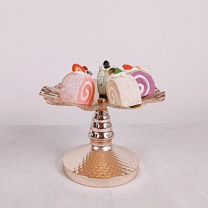 Bakeware Tools 1st/Lot Cake Display Stand for Party Round Cupcake Holder Wedding Birthday Decor