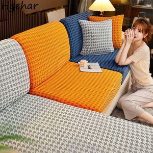 Chair Covers Houndstooth Sofa Cover Modern Seater Elastic Couch Slipcover Living Room Thick Furniture Protector Armchair Washable