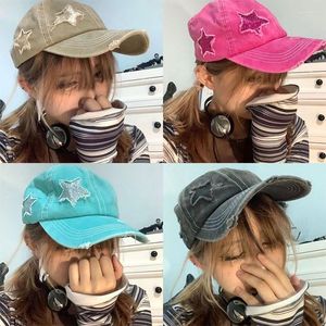 Top Kapakları Y2k Aksesuarları Beyzbol Kadın 90'lar Indie Estetik Peri Grunge Spor Saçakları Kap güneş şapkası Kore Modası Kpop