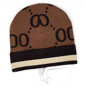 Beanie / Skull Caps Designer Inverno Malha Beanie Woolen Hat Mulheres Chunky Knit Grosso Quente Faux Fur Pom Beanies Chapéus Feminino Bonnet 15 Cores