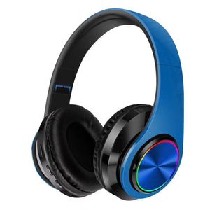 سماعات الهاتف الخليوي Bluetoothcompatible 50 سماعات الرأس B39 اللاسلكية قابلة للطي أذن الدعم SD Card Gaming Computer Luminous Sports Headset 221022