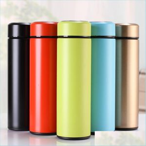 Water Bottles Stainless Steel Water Bottles For Heat Resisting Vacuum Cup Business Gift Portable Mti Color 15 68Xt C R Drop Delivery Dhzvq