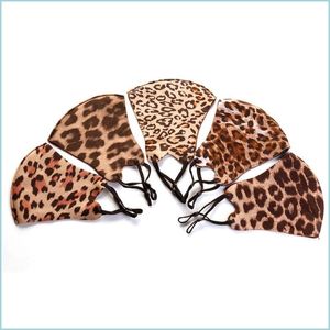 Дизайнерские маски леопардового при печати маски для защиты дышащих дыхательных респираторов многоразовый многоразовый тушь сама