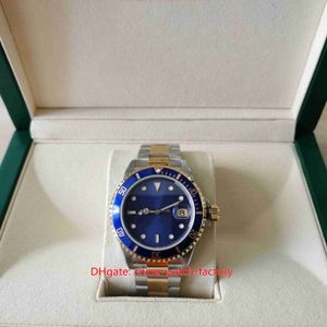 BP Factory Mens Watch Classic 40mm Vintage 16613 16613LB Blue Dial Two-Tone Antique Watches Asia 2813 2836 3135 Rörelse Mekaniska automatiska armbandsur