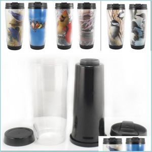 Water Bottles Plastic Detachable Cup To Change Color Pages Water Bottles Advertising Insated Tumbler Heat Protection Portable Er Kett Dhjrt