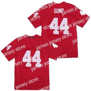 Maglie da calcio Maglie da calcio Maglie da calcio Movie 44 Forrest Gump Tom Hanks Film cucito rosso vintage Taglia superiore S-3XL