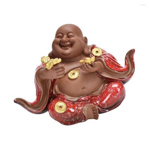 Innendekorationen, 1 Stück, kreatives Maitreya-Zen-Ornament, Desktop-Teehaus-Dekoration
