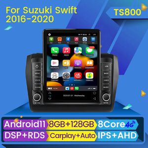 Suzuki Swift 5 2016-2020 Navigation Stereo GPS WiFi Android 11 No 2Din 2 DIN DVD用のCar DVDラジオマルチメディアビデオプレーヤー