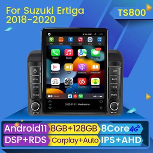 Car DVD Radio MultimediaビデオプレーヤーAndroid 11 for Suzuki Ertiga 2018-2020 Navigation Stereo GPS BT NO 2DIN 2 DIN DVD