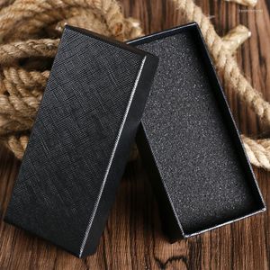 Watch Boxes YISUYA Simple Black Rectangle Top Gift Sets Wrist Jewelry Watches Case For Men Women Box